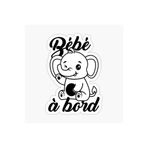TSC Baby On Board Arabada Bebek Var Oto Sticker Etiket 19CM Renkli, EYMSS266