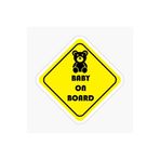 TSC Baby On Board Arabada Bebek Var Oto Sticker Etiket 19CM Renkli, EYMSS267