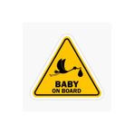 TSC Baby On Board Arabada Bebek Var Oto Sticker Etiket 19CM Renkli, EYMSS282
