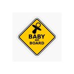 TSC Baby On Board Arabada Bebek Var Oto Sticker Etiket 19CM Renkli, EYMSS284