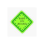 TSC Baby On Board Arabada Bebek Var Sticker Etiket 19CM Renkli, EYMSS294