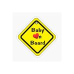 TSC Baby On Board Arabada Bebek Var Sticker Etiket 19CM Renkli, EYMSS297
