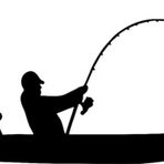 TSC Balık Avlayan Adam Stickeri 17cm