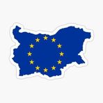 TSC Bulgaristan Avrupa Birliği Bayrağı Harita Araba Sticker Etiket 19CM