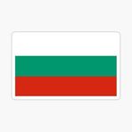 TSC Bulgaristan - Bulgaristan Resmi Bayrağı 19CM Araba Etiket oto