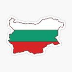 TSC Bulgaristan ülke şekli bayrağı çıkartması Araba Oto Sticker etiket 18CM