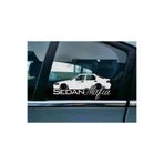 TSC Civic EG EH Kelebek Cam Araba Oto Sticker 19 cm Renkli 2 Adet, 8587T-50