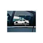 TSC Civic ES Sedan Kelebek Cam Araba Oto Sticker 19 cm Renkli 2 Adet, 8587T-55