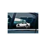 TSC E36 3-series M3 Kelebek Cam Araba Oto Sticker 19 cm Renkli 2 Adet, 8587T-74