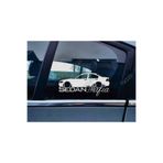 TSC E46 3-series Kelebek Cam Araba Oto Sticker 19 cm Renkli 2 Adet, 8587T-78