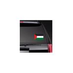 TSC Filistin Bayrak Araba Arka Cam Sticker 20CM x 7CM Yeşil 2 Adet, Filistinbayrak88