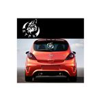 TSC Göktürkçe Türk Kurt Hilal Araba Sticker Yapıştırma Çok Renkli, L240