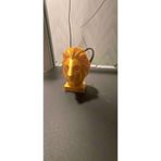 TSC Gold Renk 13CM Aslan Figürü Mini Büst – Hediyelik 15 cm Modern Dekor