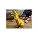 TSC Gold Renk 15 cm Modern tavşan Tasarım Biblo – PLA Üretim Dekoratif Ev Süsü