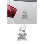 TSC Gri Renk Arabada Bebek Var Oto Sticker Etiket 20 CM, 22HZRx75