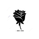 TSC Gül Deseni Duvar Sticker 15cm Çok Renkli, EY-1-147