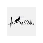 TSC Howling Kurt Kalp Atışı Yaşam Hattı Araba Çıkartmaları Çok Renkli, STICKER-1A-38
