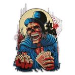 TSC Kurukafa Kuru Kafa Poker Oyun Araba Sticker