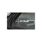 TSC M E30 Kelebek Cam Sticker Etiket Yapıştırma 2 Adet Çok Renkli, Siyah1b350