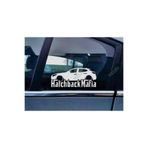 TSC Mazda 3 BM Kelebek Cam Araba Oto Sticker 19 cm Renkli 2 Adet, 8587T-111