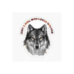 TSC Öfkeli Kızgın Kurt Araba Sticker Oto Yapıştırması 18cm Çok Renkli, Stickerqt87