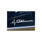 TSC Oto Clio Nabız Kalp Atışı Sticker 2 Adet Sağ Sol Kelebek Cam Renkli, TSC-Y-22