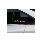 TSC Oto Kangoo Nabız Kalp Atışı Sticker 2 Adet Kelebek Cam