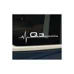 TSC Q3 Yan Cam Sticker Oto Kapı Çıkartma Tuning 20 cm x 7 cm Renkli, Yazı-1-32