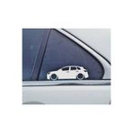 TSC Q4 e-tron Kelebek Cam Araba Oto Sticker 19 cm Renkli 2 Adet, 8587T-120