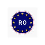 TSC Romanya Avrupa Birliği Ülke Kodu Araba Sticker 14CM Çok Renkli 2 Adet, 31agusx175