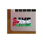 TSC Save Palestine Gazze Filistin Laptop Sticker 19CM Renkli, 5587mm-58