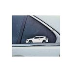 TSC Scirocco Mk3 Kelebek Cam Oto Sticker 2 Adet Renkli, 8587T-126