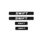 TSC Suzuki Swift Carbon Fiber Kapı Eşiği Yazısı Sticker Boya Koruma Çok Renkli, L109