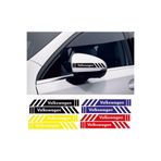 TSC Volkswagen Ayna Sticker Etiket Şerit 15cm Siyah, EyM214