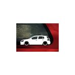 TSC Volkswagen Golf Mk6 Basık Kasa Sticker Kelebek Cam Yapıştırması Siyah Çok Renkli, Siyah1b16