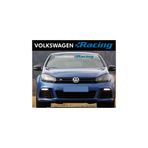 TSC Volkswagen Racing Ön Cam Sticker Beyaz Renk Araba Yapıştırması, Siyah1b15