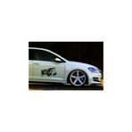 TSC Wolf Yan Kapı Kurt Sticker Araba Stickerı Yapıştırma Siyah Çok Renkli, Siyah1b185