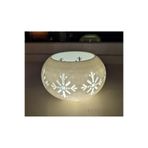 TSC Yılbaşı Hediyelik Eşya Kar tanesi Mum Led 12CM