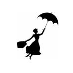 TSC Z1959 Mary Poppins Moda Araba Sticker