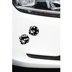 TSC Z1969 Zar Atma Araba Resim Yapıştırma Sticker