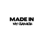 TSC Z1970 Benım Garaj Made İn My Garage Yapıştırma Oto Sticker