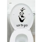 TSC Z1990 Klozet Banyo Komik Resim 5 Araba Sticker