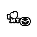 TSC Z2086 I Love My Mazda Araba Yapıştırma Sticker