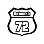 TSC Z2127 72 Batman Plaka Numarası Araba Yapıştırma Sticker