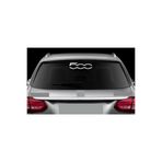TSC Z399 Fiat 500 Araba Arka Cam Yapıştırma Sticker