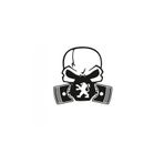 TSC Z594 Peugeot Piston Kuru Kafa Araba Sticker