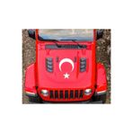 TSC Z638 Ay Yıldız Bayrak Yapıştırma Sticker
