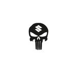 TSC Z676 Suzuki Kuru Kafa Punisher Araba Sticker