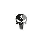TSC Z680 Peugeot Kuru Kafa Punisher Araba Sticker