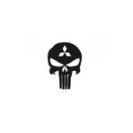 TSC Z683 Mitsubishi Kuru Kafa Punisher Araba Sticker